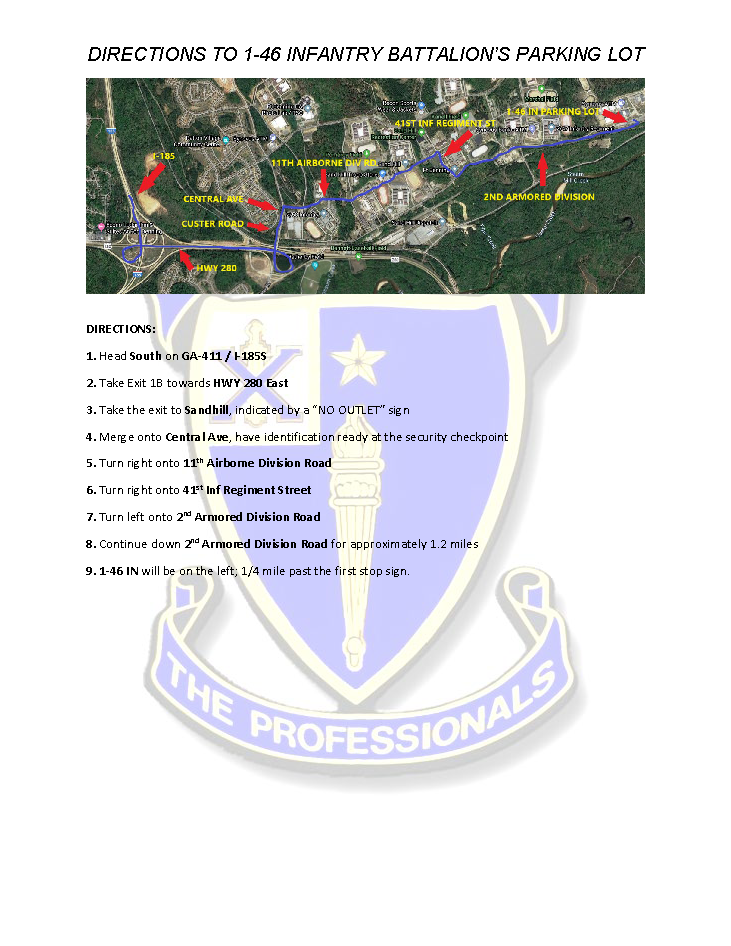 Direction to 1-46th